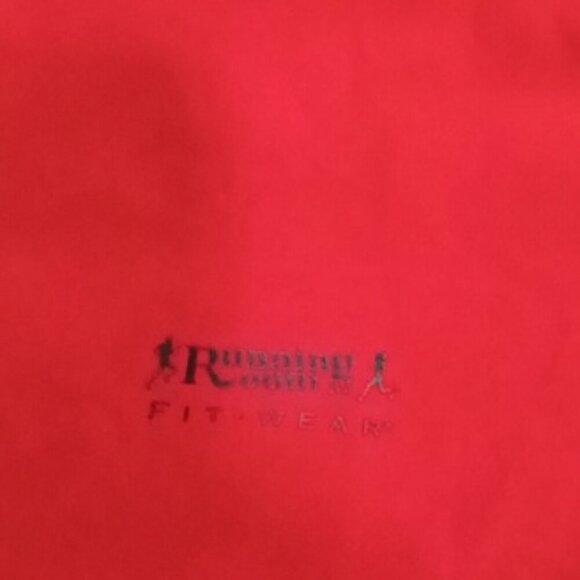 Running Room Fit-Wear Reflective Stripe Red Unisex Jacket Medium - Picture 9 of 9